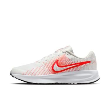 Imagem de Nike Tênis de corrida masculino Run Defy Road (branco Summit/laranja/branco/carmesim brilhante), Summit branco/vermelho brilhante laranja, 40