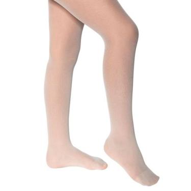 Imagem de Meia Calça Infantil Fina Fio 20 Lobinha Lupo, G, Champanhe