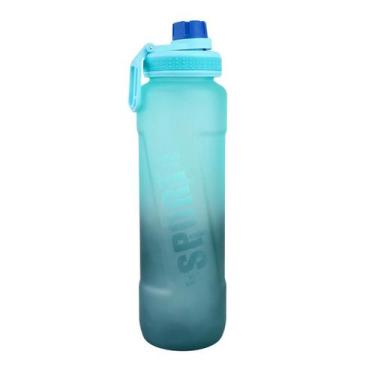 Imagem de Garrafa sport de plástico com alça 1000ml - QUERO PRESENTEAR, Azul