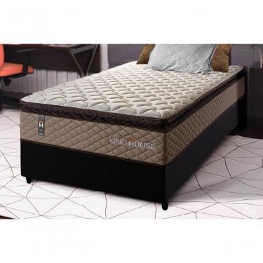 Imagem de Cama Box Espuma Atlanta Solteiro 88x188 Preto King House