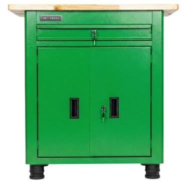 Imagem de Bancada fechada com 1 gaveta e 2 portas - RLL-280 (Verde) - Rotterman,