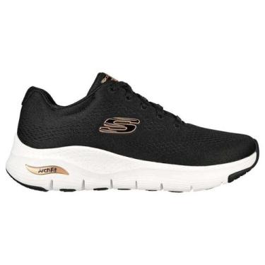 Imagem de Tenis Skechers Arch Fit Big Appeal Feminino - Ptodourado, 40