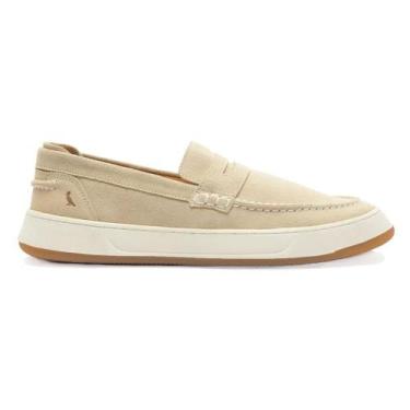 Imagem de Tênis Mocassim Masculino Reserva Capri Casual Bege, 41, Old lace