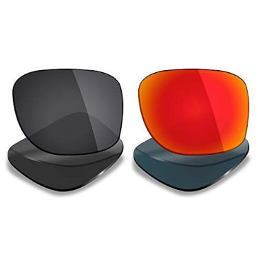 Imagem de Mryok 2 pares de lentes polarizadas de substituição para óculos de sol Oakley Holbrook XL – Opções