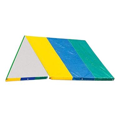 Imagem de Swing Set Tonalidade Lona, Tenda de Telhado, Proteção UV Toldo Proteção Solar de Telhado Playground de Telhado, Verde Amarelo Azul