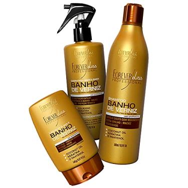 Imagem de Forever Liss Banho De Verniz - Shampoo + Leve-in + Queratina