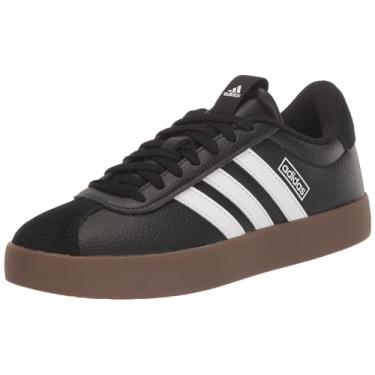 Imagem de adidas Tênis feminino Vl Court 3.0, Preto/Branco/Goma, 10