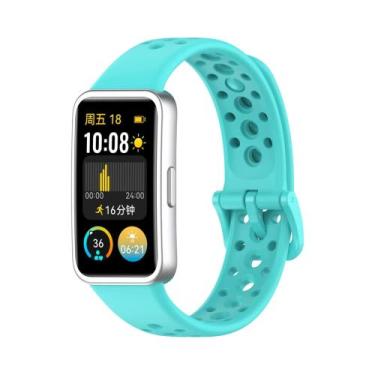 Imagem de Pulseira De Silicone Respirável Para Huawei Band 10 9 8 Acessórios De 