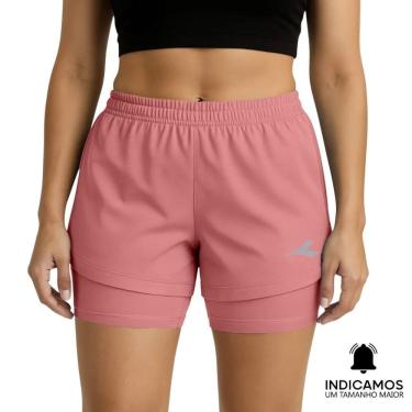 Imagem de Short Duplo Diadora Small Logo Feminino