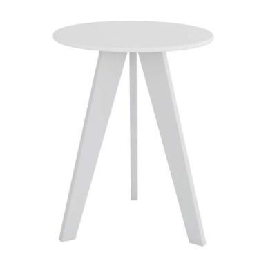 Imagem de Mesa Lateral Retrô Móveis Peroba, Branco