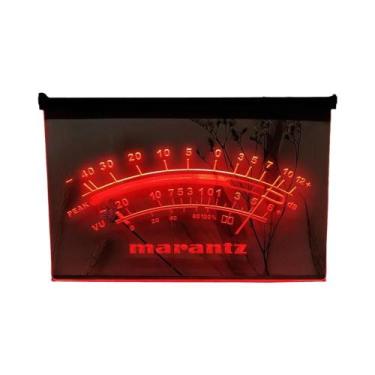 Imagem de Letreiro LED Neon 3D Marantz Peak VU dB Arte De Parede Para Decoração 