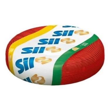 Imagem de Fio Cabo Flexivel Sil 10,0mm 750v Rolo 100 Metros Vermelho - SIL FIOS 