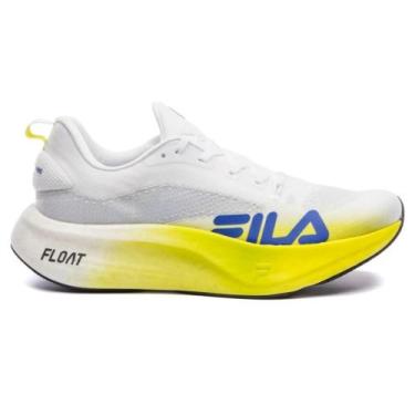 Imagem de Tênis Fila Float Maxxi 2 Pro Masculino, Branco, Amarelo, 45