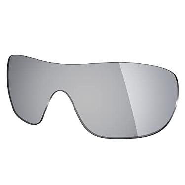 Imagem de Lentes de reposição Mryok para Oakley Distress – Opções, Polarizado - Titânio prateado, One Size