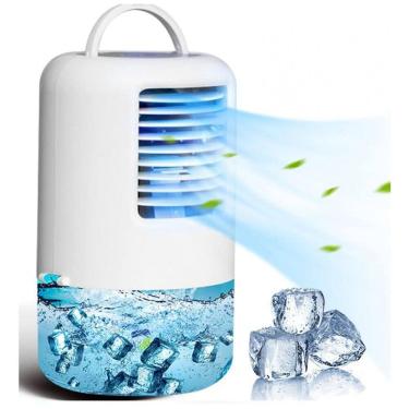 Imagem de Climatizador Portátil 500mL com LED, 110v, QINMAY QM 22, Branco