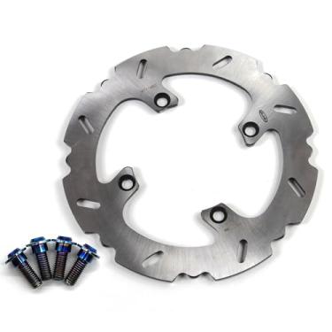 Imagem de Rotor de disco de freio traseiro com parafusos de montagem para Honda CRF1000L ÁFRICA TWIN ABS 2016-2019, CRF1000 L ÁFRICA TWIN ADV ABS 2018-2019, CRF1100L ÁFRICA TWIN ABS 2020-2021