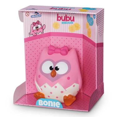 Imagem de Cofrinho Bonnie Corujinhas Vinil Atóxico 16 cm - Adijomar