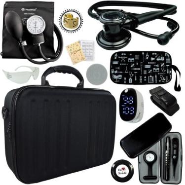 Imagem de Kit Estagio Saude Medicina Enfermagem Farmacia Completo Top - Love Sau