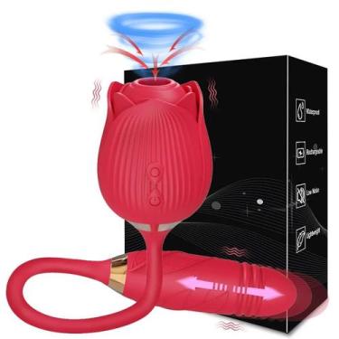 Imagem de Sugador de Clitóris com Vibrador Estimulador Feminino em Vai e Vem For