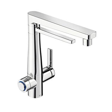 Imagem de Torneira para Cozinha de Mesa com Purificador de Agua Docol Cromado