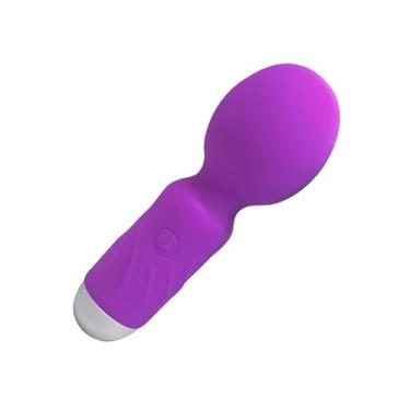 Imagem de Mini Vibrador Varinha Mágica Estimulador Recarregável USB Cor: Roxo