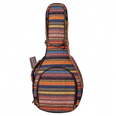 Imagem de MUSIC FIRST Design original 15 mm de espessura de algodão acolchoado estilo country estilo A e F (padrão) bandolim Gig Bag (capa macia) estojo de bandolim macio serve para a maioria dos bandolim