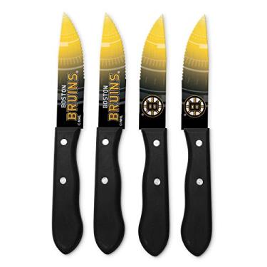 Imagem de Conjunto de facas de bife Sports Vault NHL Boston Bruins, 24,7 cm