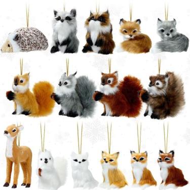 Imagem de Enfeites de Natal Skylety - 15 Animais para Árvore de Natal