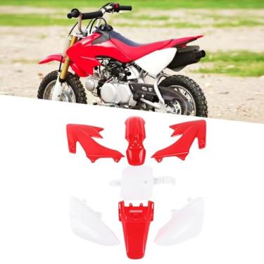 Imagem de Conjunto de Pára-lamas de Carenagem de Plástico paraCRF XR 50 CRF50 PIT BIKE - Aparência Atualizada, Proteção Abrangente Com Instalação Simples