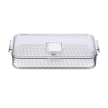 Imagem de Tuut Linha Utilidade Organizador para Geladeira com Escorredor 32 cm X 16,5 cm X 5,5 cm.