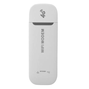 Imagem de 4G USB portátil wifi hotspot de alta velocidade plug e reproduzir o roteador de viagens de compartilhamento de usuários multi para viagens em casa (Branco)