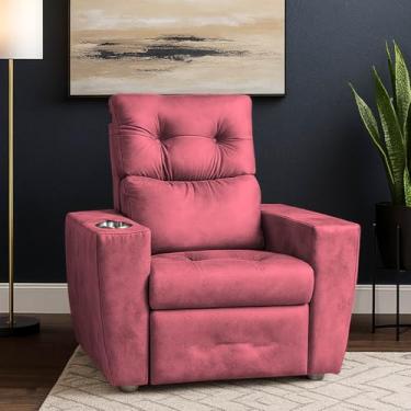 Imagem de Poltrona Idoso Reclinável 3 Posições Magazine Rosa