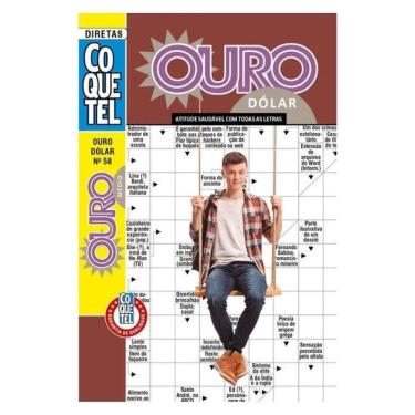 Imagem de Palavras-Cruzadas Diretas Coquetel Ouro Dólar 58 - Vol. 56