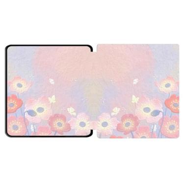 Imagem de Yzlvigrous Capa para Kindle Oasis 9/10ª Geração 2017/2019, Modelo: CW24WI/S8IN4O, TPU de 7 Polegadas TPU Tampa de Casca Traseira com Recurso de Vigília do Sono Automático