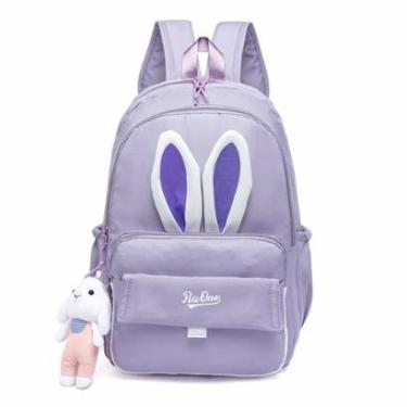 Imagem de Mochila Feminina Polo One Infantil De Costas Espaçosa Coelho-Feminino