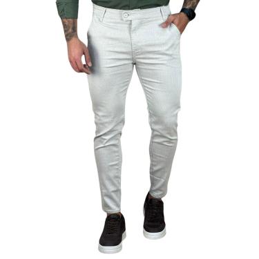 Imagem de Calça Alfaiataria Gelo Masculina Skinny - Truehero-Masculino