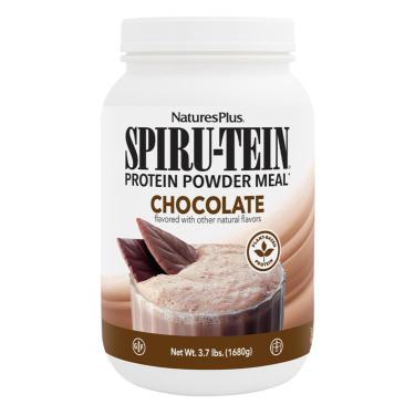 Imagem de Shake de proteína Natures Plus SPIRU-TEIN Chocolate 1,7 kg-Unissex