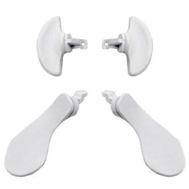 Imagem de Palhetas traseiras de metal Anglepingping para controle PS5 Edge