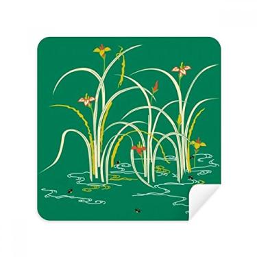 Imagem de Pintura Green Culture óculos de água pano limpador de tela tecido camurça pacote com 2
