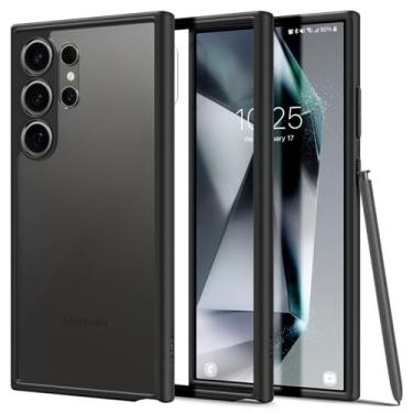 Imagem de Capa Spigen para Samsung Galaxy S24 Ultra: Ultra Híbrida [Antiamarelecimento][à prova de choque] para Samsung Galaxy S24 Ultra - Preto Mate