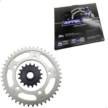 Imagem de Kit Coroa Pinhão Riffel F850 Gs Adventure F750 Gs F900 R Xr