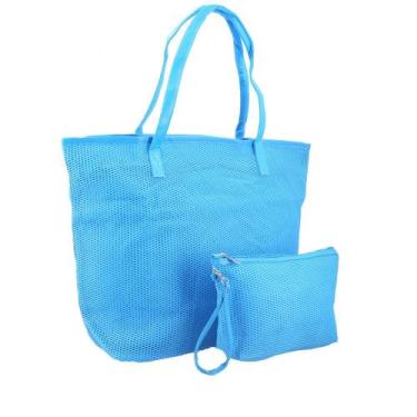 Imagem de Bolsa de Ráfia Marilsa Bauarte, Azul