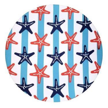 Imagem de Kit 4 Capas Para Sousplat Replica Estrela Do Mar 35cmx35cm azul