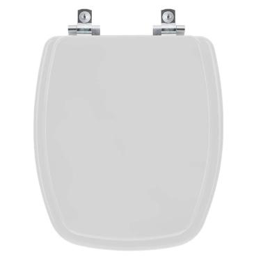 Imagem de Assento Sanitário Soft Close Valentina Cinza Claro Para Vaso Santamarina