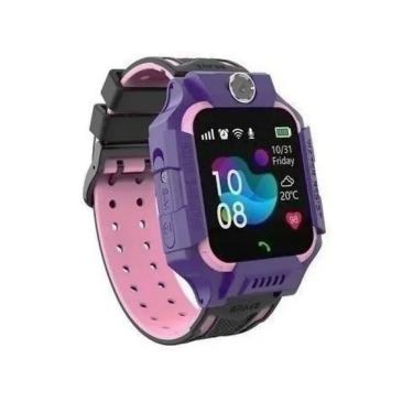 Imagem de Relógio Inteligente Infantil Howear Hw C5 Chip 2 Cameras Gps Sos Rosa