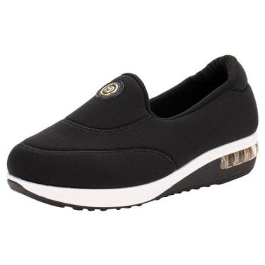 Imagem de Tênis feminino slip on modare 7320239, Preto, 37