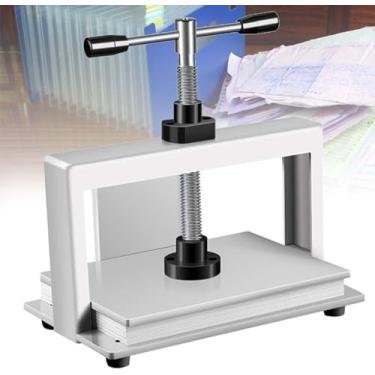 Imagem de Máquina De Encadernação, Prensa De Papel Plano A3/a4 - Haste De Equilíbrio Dupla Pesada Máquina De Achatamento De Livro - Perfeita Para Encadernadores, A4