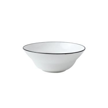 Imagem de Vento nórdico doméstico simples, requintado e criativo cerâmica resistente a altas temperaturas e requintada tigela de salada -6 "Gori Bowl"