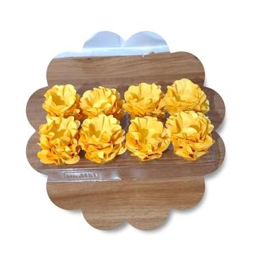 Imagem de Forminhas para Doces Finos, 120 Unidades, para Festas, Casamento e Aniversário (Amarelo)