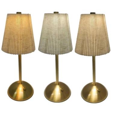 Imagem de Luminaria De Mesa Led 3 Tons Kit 3 Uni Controle De Intensidade Bateria Recarregavel Usb Leitura Estudo Quarto Sala